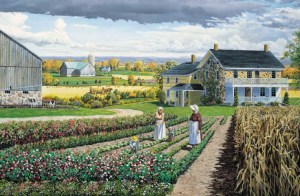 Working in the Garden