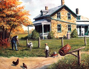 This is one of the first images I reproduced as a limited edition print in 1981. It was taken of an old farm house near St. Jacobs, Ontario